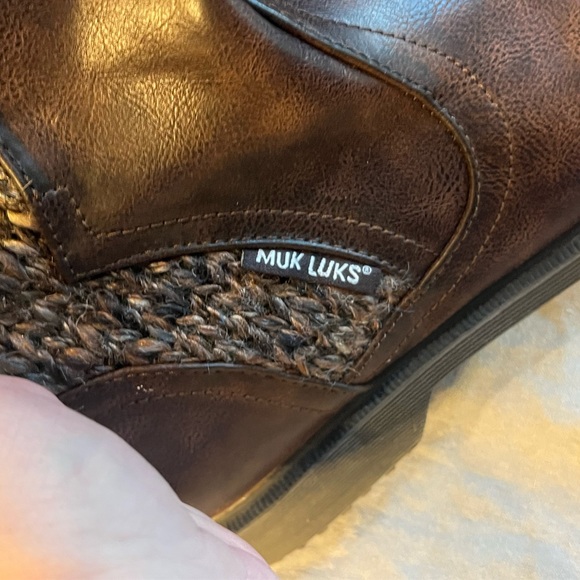 Muk Luks Women's Karlie Boots in dark brown- size 10 - Picture 5 of 6